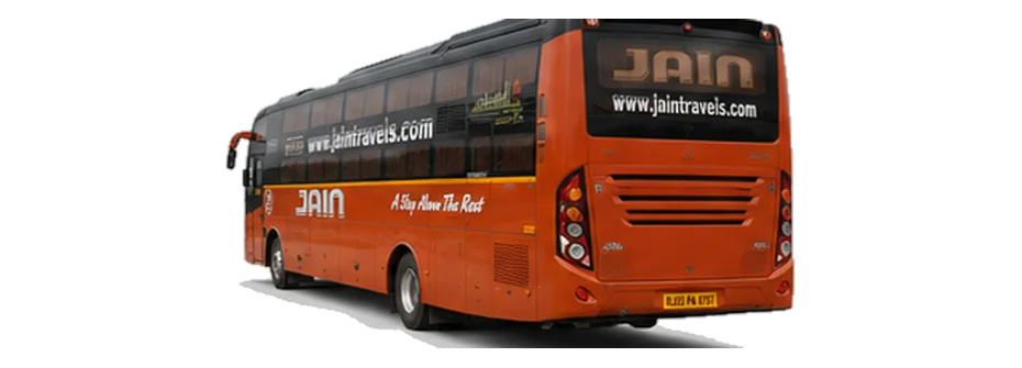 JAINAM coach — Rear 3/4 Right view